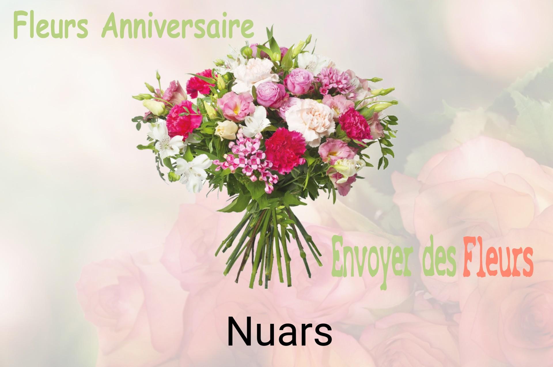 Bouquet de fleurs d’anniversaire livré à Nuars