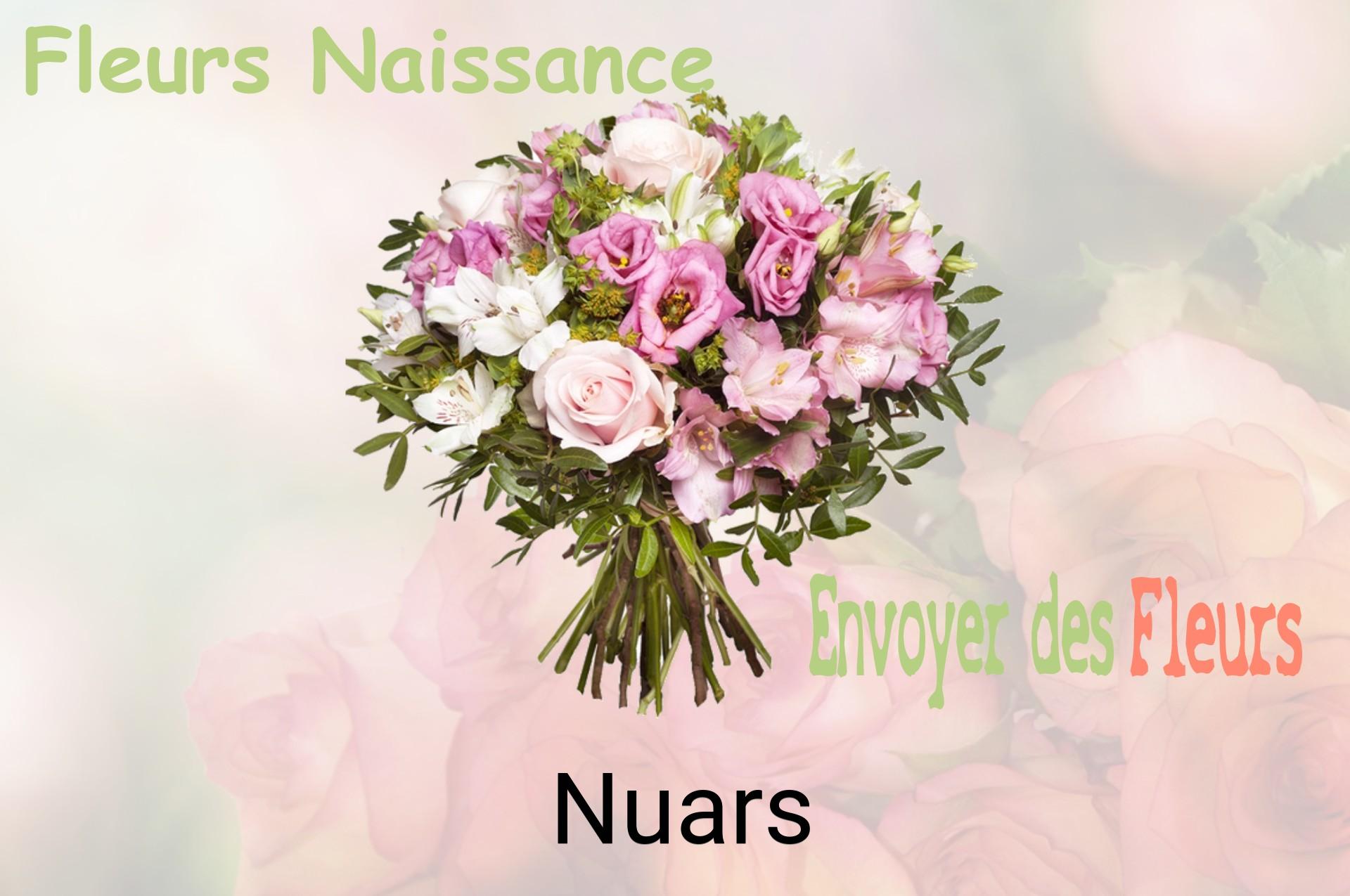 Bouquet de fleurs de naissance livré à Nuars